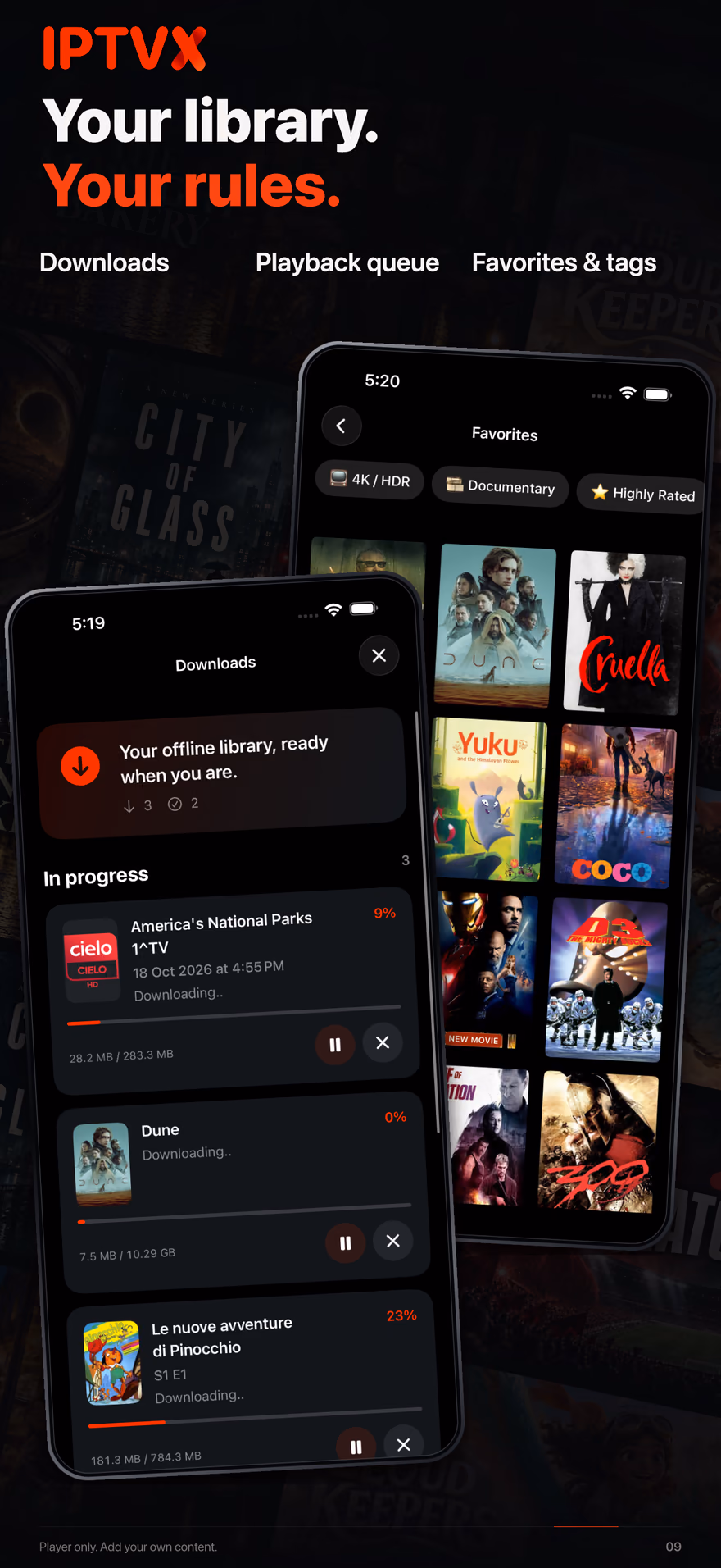 A new Downloads screen on iPhone and iPad — iPhone 09/10